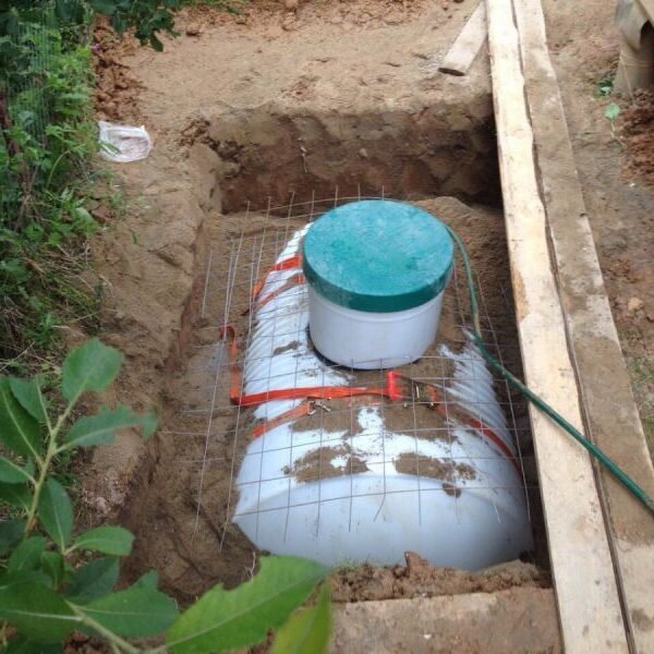 Монтаж септика